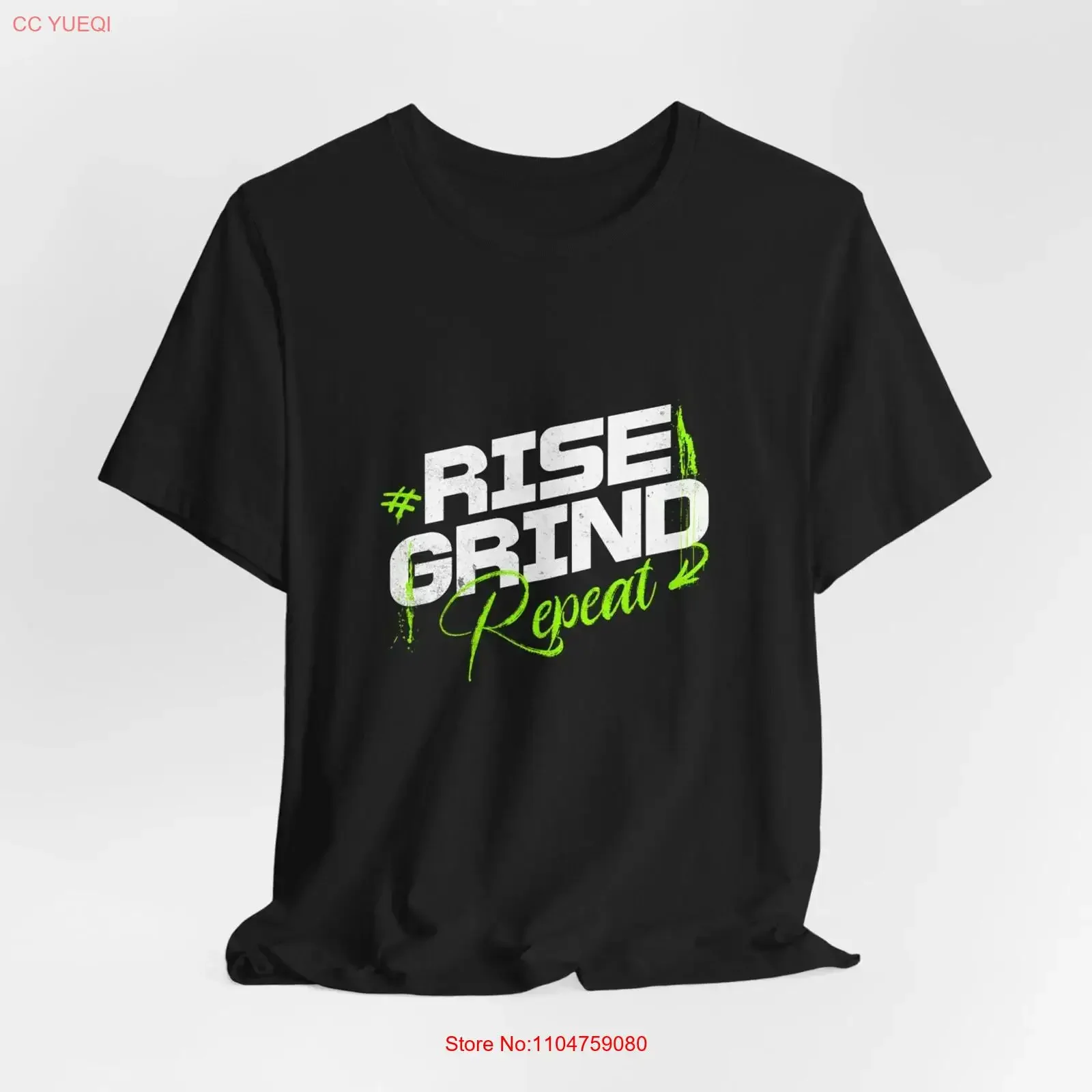 Motivational Workout T Shirt RiseGrindRepeat Fitness Exercise Top Hustle Mindset Gym Apparel vintage Washed graphic Breathable
