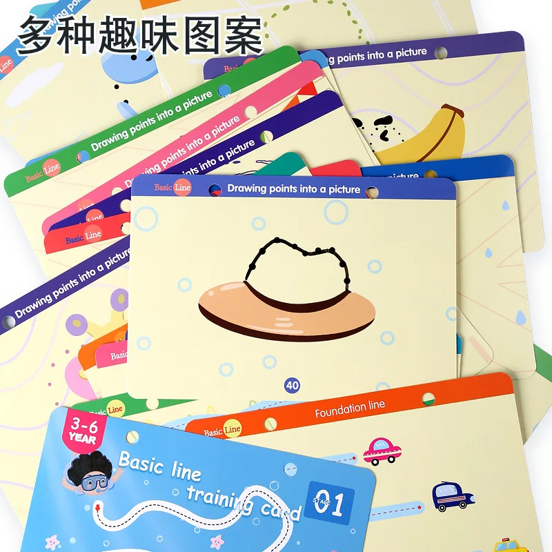 Fun Pen Control Training Number Exercise Children's Puzzle Early Education Focus Exercise Erasable Copybook