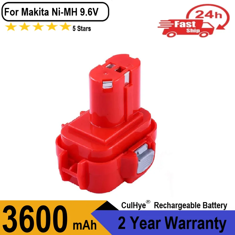 

PA09 3600mAh 9.6V Replacement Battery for Makita Ni-MH 9122 9120 6222D 6203D 6260D 6226D 192595-8 9134 9135 9100 9133 9135A