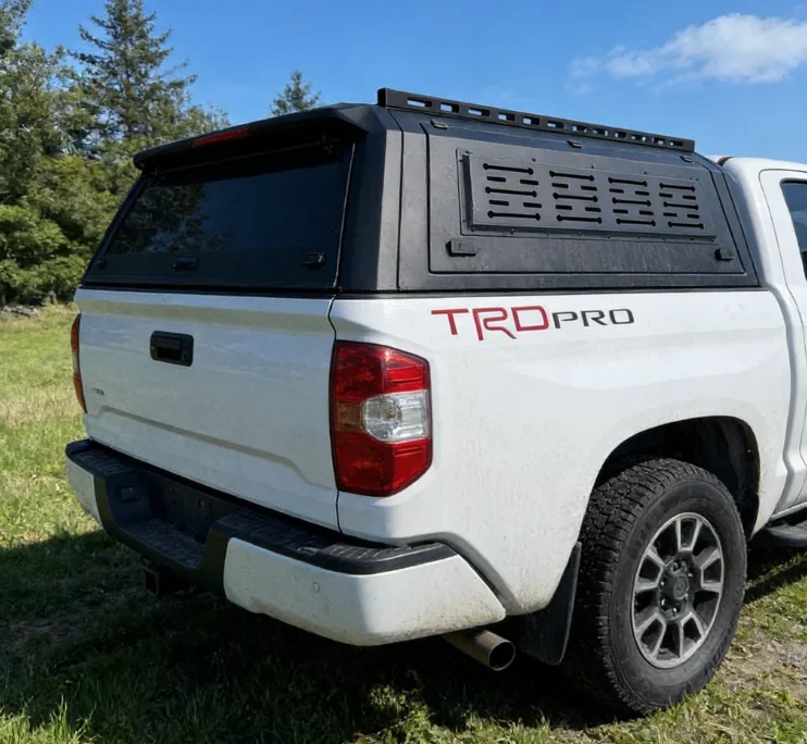 Fod F150 5.5 ft Steel Folding Truck Bed Cargo Tonneau Canopy Cover Waterproof Locking Rolling Pickup High Truck Topper