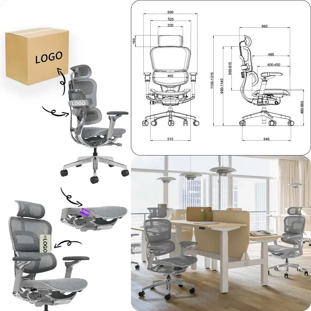 Office Chairs For Staff, Ergonomic,For T9 Heavy Duty 200kg Capacity Modern Swivel Office Chair With Adjustable Armrest Ergonomic
