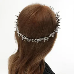 Thorn Crown Metal Headpiece Headwear Unisex Cosplay Punk Gothic Crowns Jewelry Gifts Halloween Wedding Party Accessories Deluxe