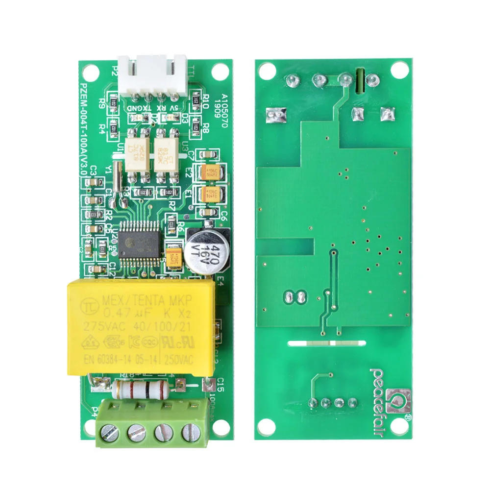 0-100a Ac 80-260V Digitale Multifunctionele Meter Watt Vermogensmodule Volt Ampl Stroom Testmodule Met Spoel Voor Arduino