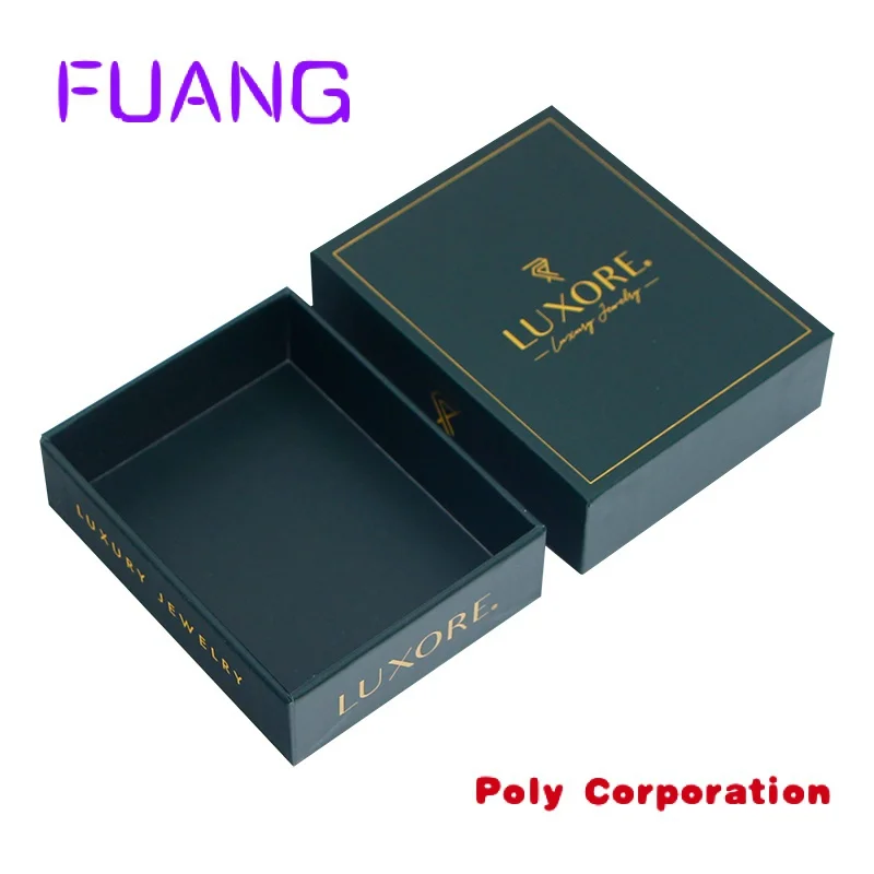 Custom  Custom print perfume box lid and base rigid boxes green cosmetic paper gift boxes with logo packagpacking box for small