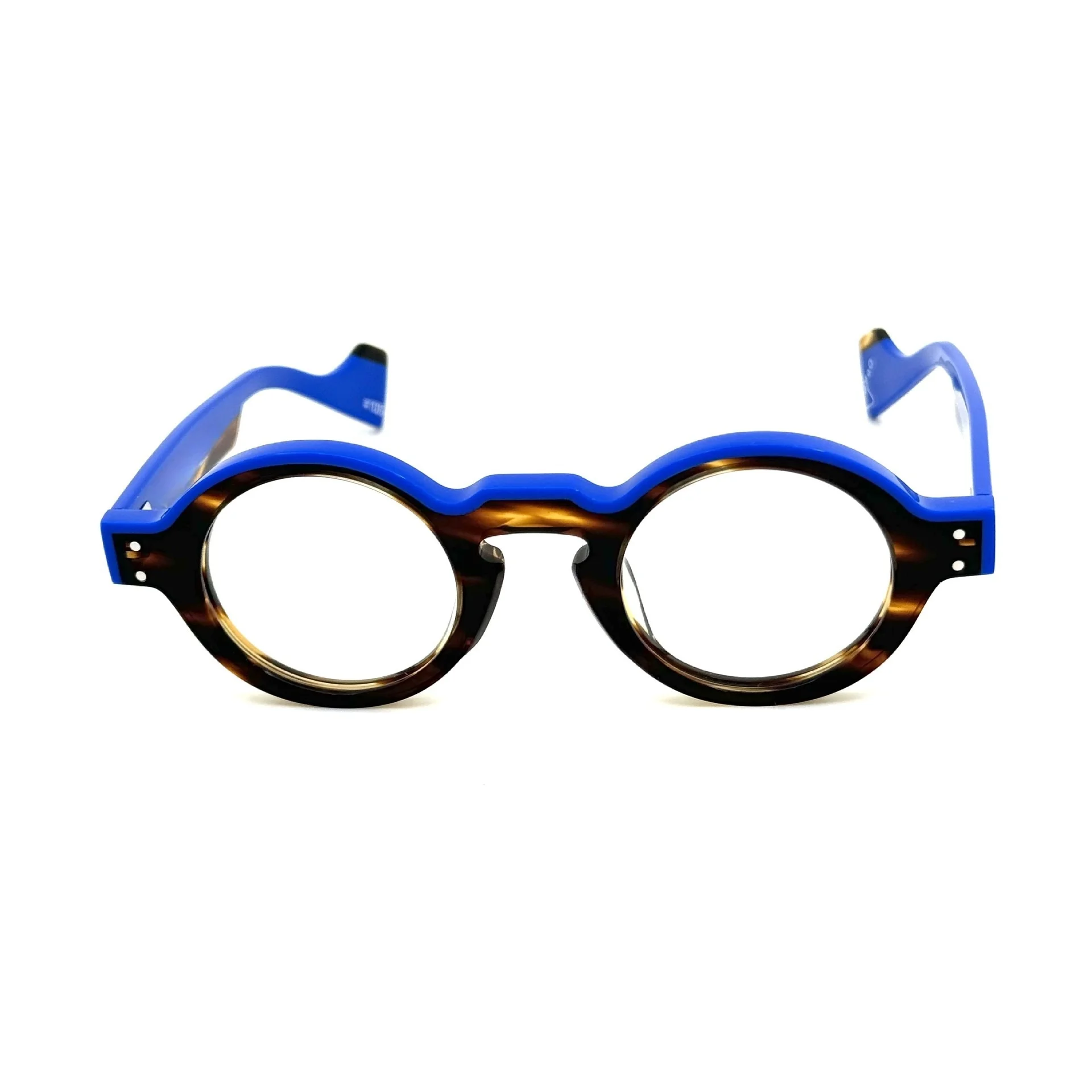 Belight البصرية خمر شكل دائري اليدوية خلات الرجعية خمر النظارات وصفة طبية عدسة العاطفة ولدت إيطاليا