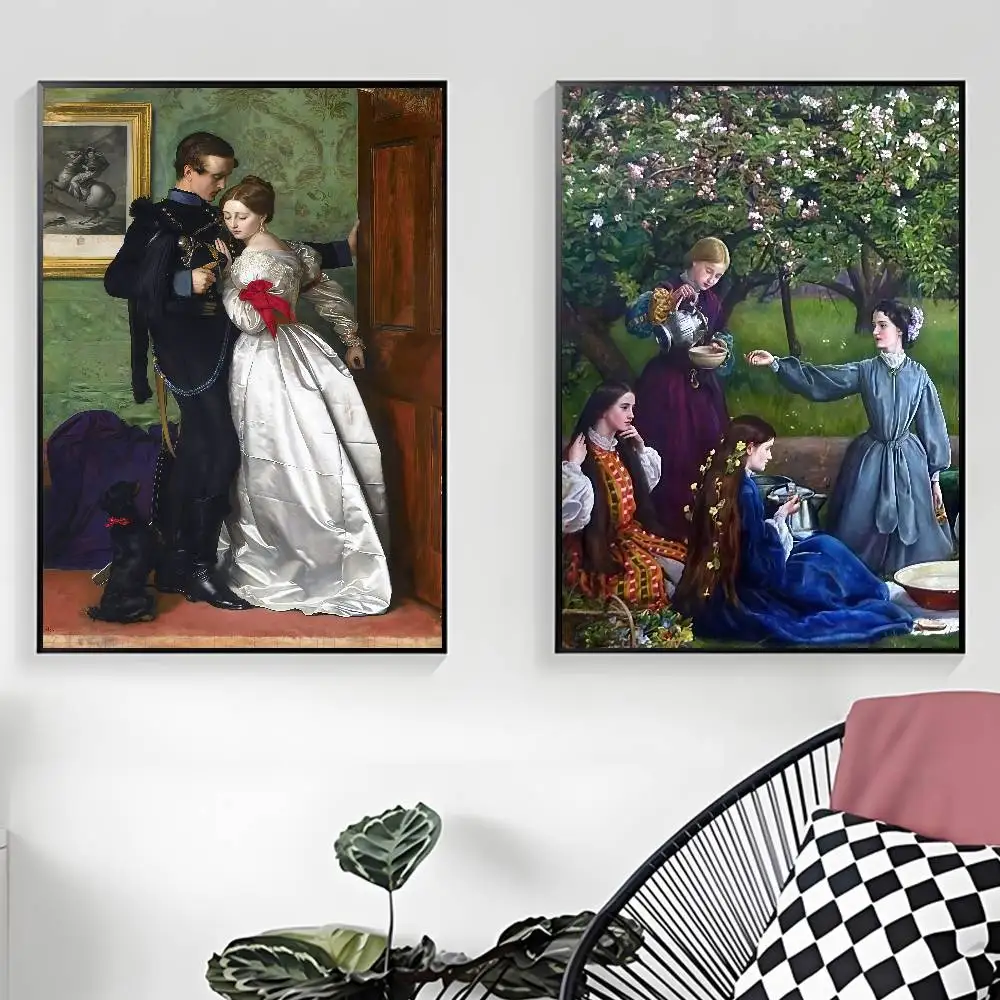 Art Sir John Everett Millais Paintings Artwork Poster HD Posters Home Room Bar Cafe Decor Wall Art Painting Picture