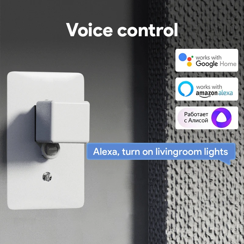 Tuya Bluetooth Zigbee Smart Finger Robot Plus Virtual Finger Light Switch Bot Adaprox for Alexa Google Home Assistant Zigbee2MQT