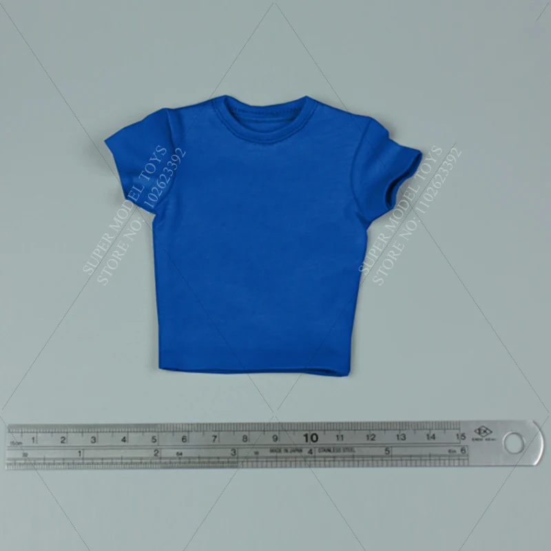 

В наличии 1/6 весы мужской солдат одежда аксессуар модная повседневная однотонная футболка подходит для 12-дюймовой экшн-фигурки куклы игрушки