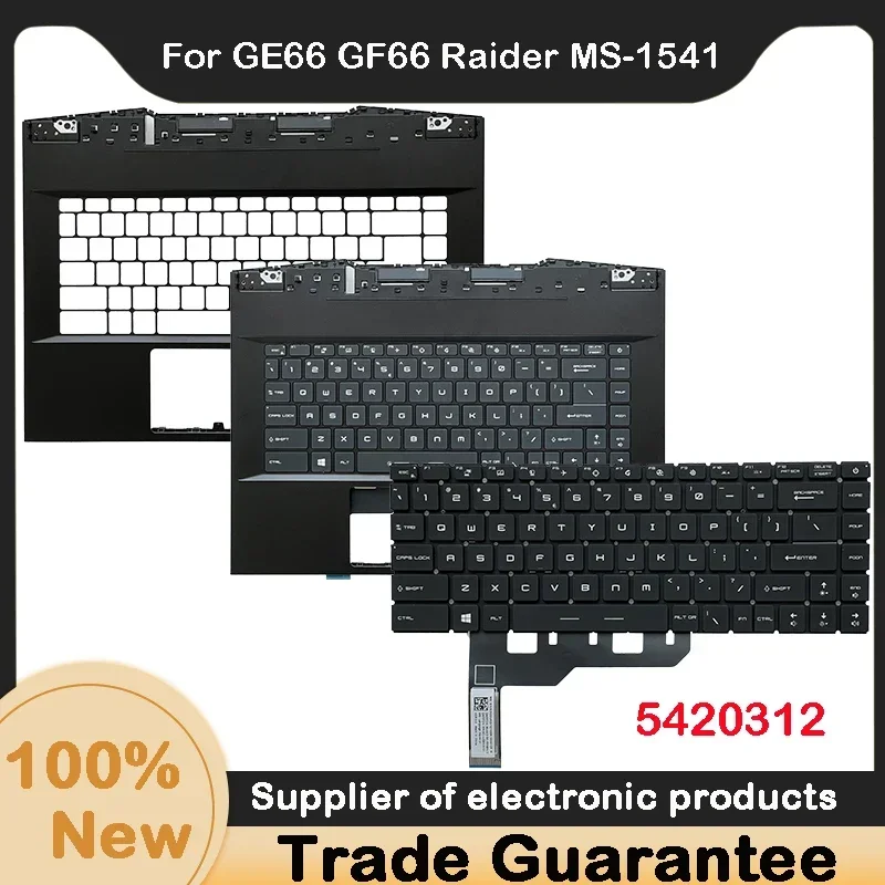 Новинка для MSI GP66 GE66 Raider MS-1541 GS66 Stealth MS-16V1 клавиатура с Per-Key RGB/верхняя фотовспышка 5420312