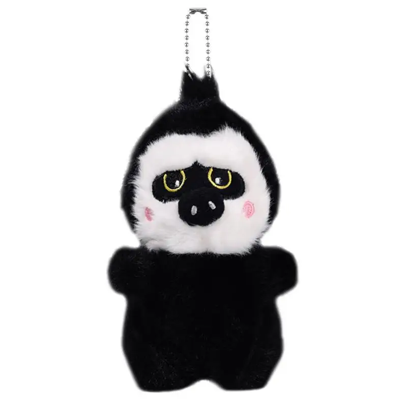 Plush Doll Pendant Funny Plush Doll Bag Charm Monkey Shape Cute Doll Shoulder Bag Pendant For Backpacks Shoulder Bags Purse Bag