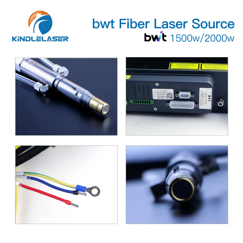 KINDLELASER Fiber Cutting Welding Cleaning Laser Source BFL-CW1500 BFL-CW1000 BFL-CW2000 Single Module BWT Fiber Laser Power