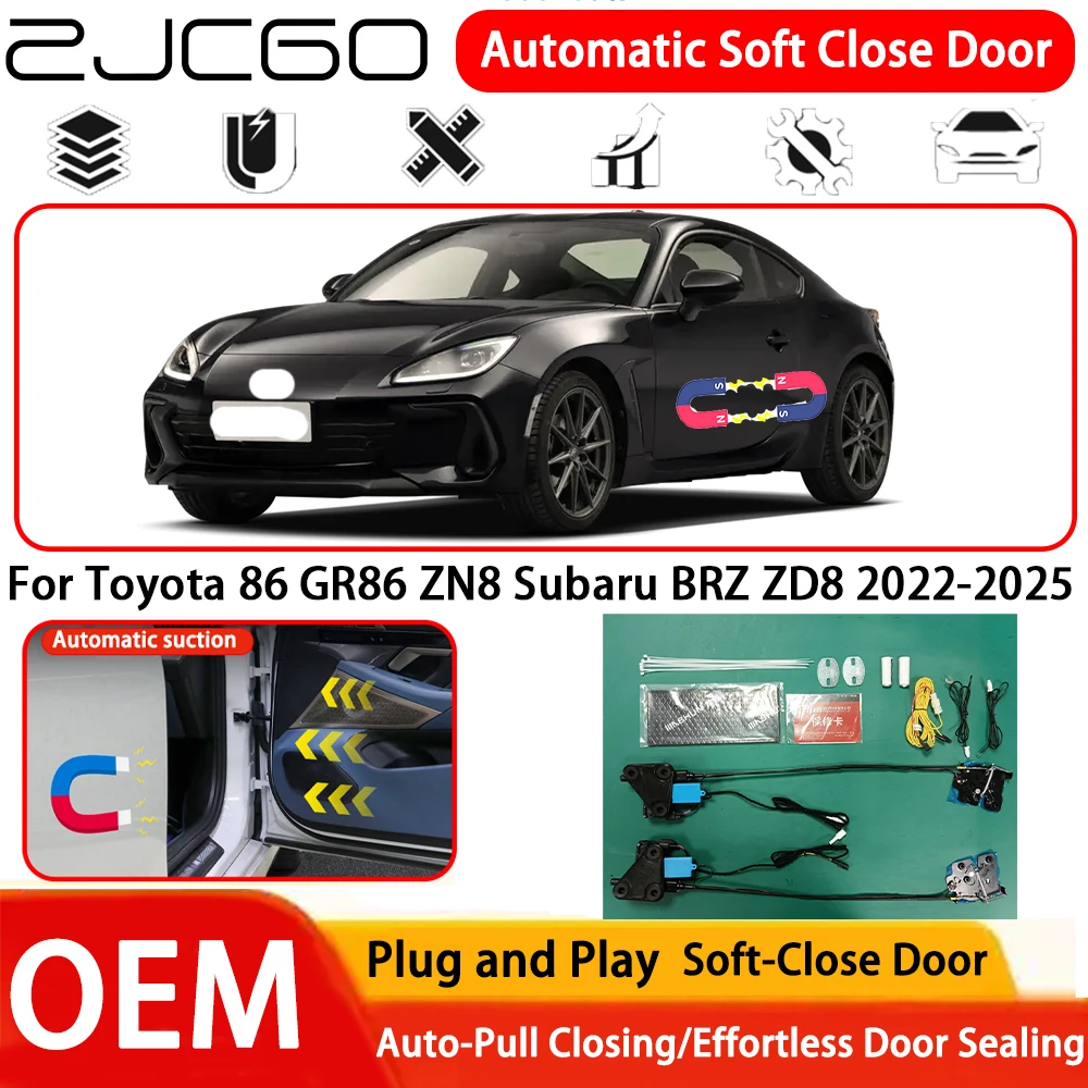 

Система автоматического мягкого закрывания дверей (Soft Close) для Toyota 86 GR86 ZN8 Subaru BRZ ZD8 2022-2025, OEM, Plug and Play