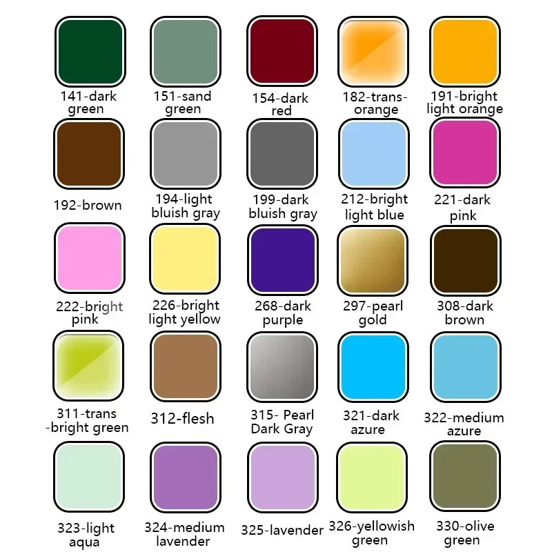 100 個ハイテク組み立て粒子 24299 2x2 ウェッジプレート (左) レンガビルディングブロックキット DIY 交換可能な部品子供のおもちゃ