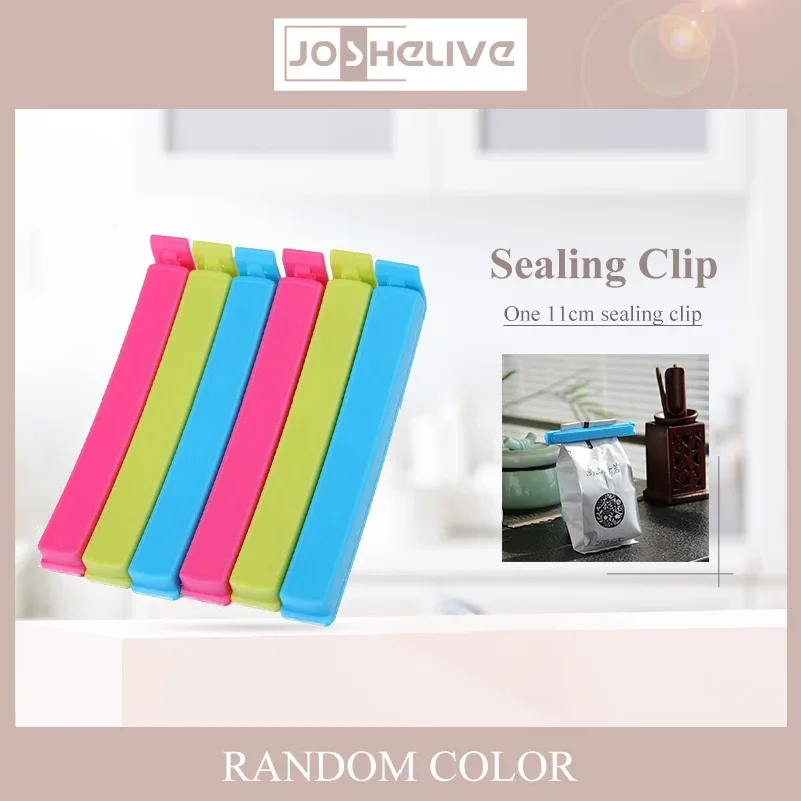 1 pc  Keep Food Fresh Sealing Clip Portable Folding PP Kitchen Storage Food Snack Seal Clamp Practical Kitchen Accessories
