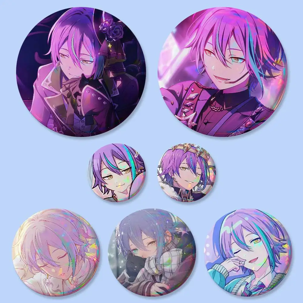 1pc Kamishiro Rui Badges 25 32 44 58 75 Mm Round Cosplay Pin Bag Decor Fans Collect Friends Gifts Brooch Souvenir