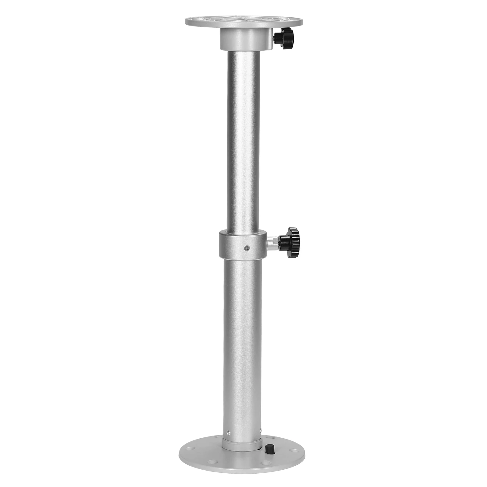 

Detachable Tables Leg Base One-Leg Lifting System Aluminum Alloy Stand Base 27.5In for RVs Marine Boat Yacht