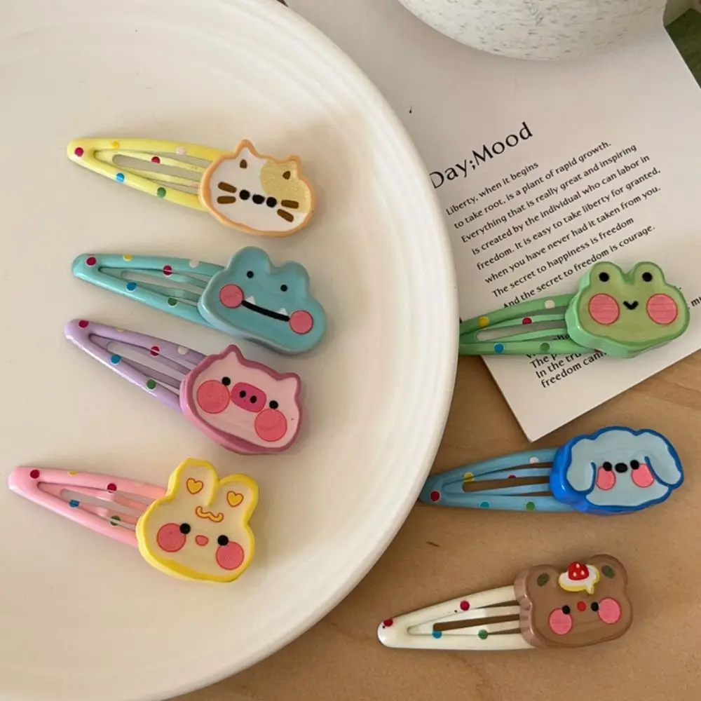 Cute Korean Style Cartoon Hairpin Candy Color Hair Accessories Cute Duckbill Clip Side Clips Headwear Lovely Barrettes Female