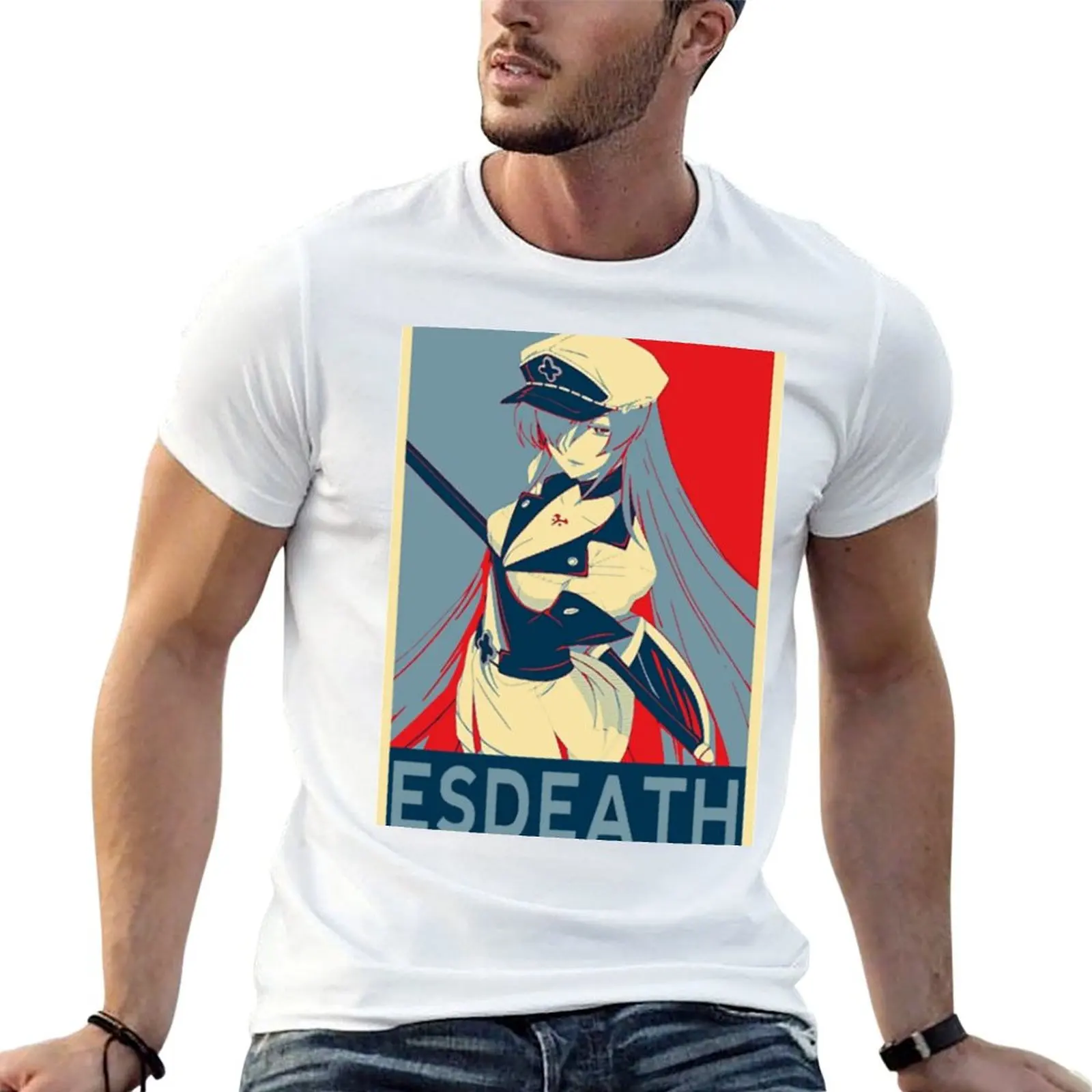

Akame ga Kill : Esdeath Waifu ! T-Shirt vintage funny shirt cotton men graphic t shirts