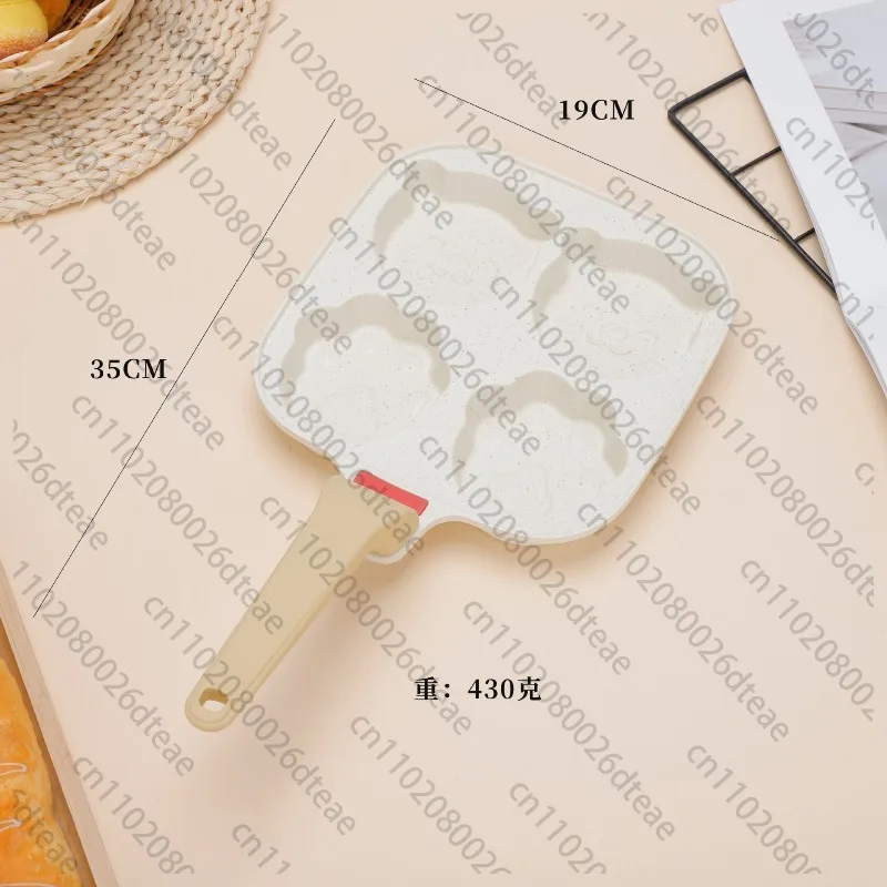 Household  Aluminum Three-hole Pan Steak Fried Egg Multifunctional Breakfast Pot