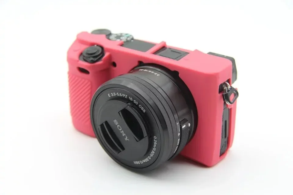 Custodia morbida per fotocamera per Sony A6300 A6100 A6400 custodia in Silicone custodia in gomma per il corpo