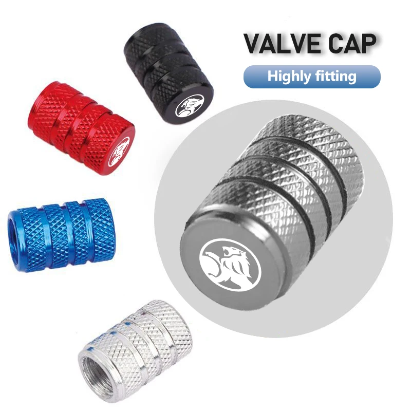 Для Holden 4 шт. алюминиевая крышка клапана для колес автомобиля пылезащитные авто декоративные аксессуары Colorado Captiva Commodor VT VX VU VY VZ