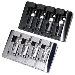 One Set Black Silver L Type 94MM 4 Strings Electric Bass Bridge Screw Musical Instrument Accessories Parts