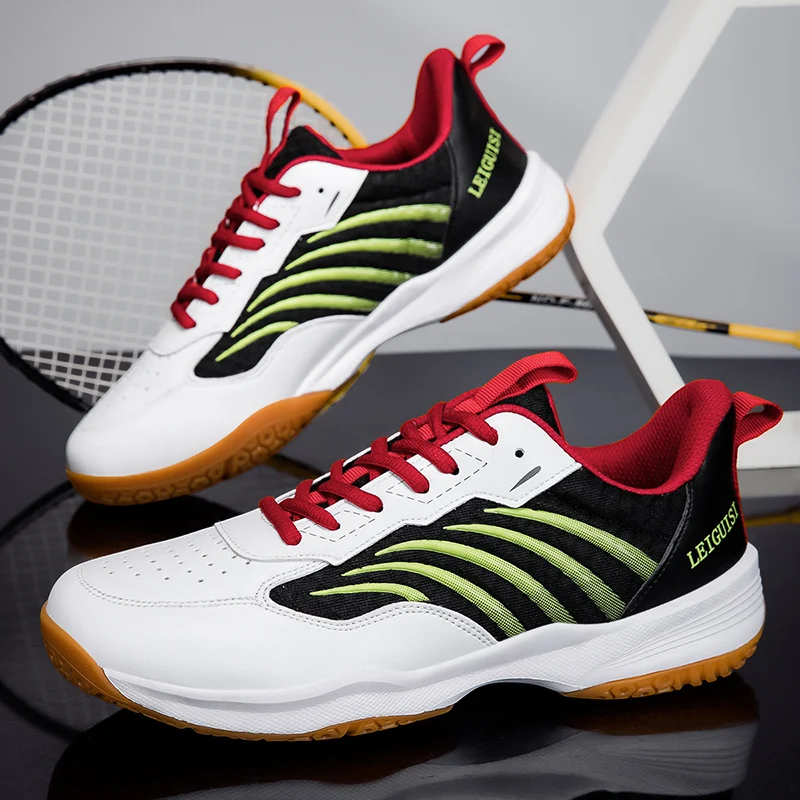 New Men's Volleyball Shoes Outdoor Fitness Badminton Sports Shoes Mesh Breathable Tennis Shoes Indoor Sport Training Sneakers