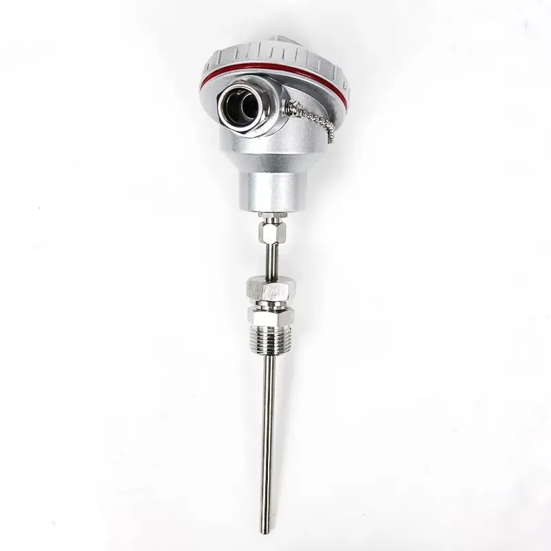 TopeOEM Pt100 Probe Type Thermocouple Temperature Transducer Industry 4-20ma IP67 Liquid Gas Armoured Temperature Transmitter S