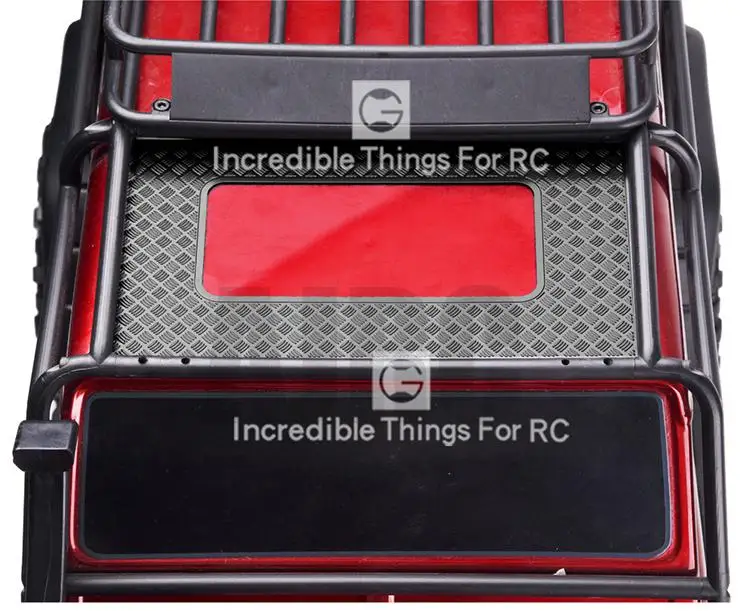 Trx4 المعادن زلق Rc رف أمتعة السيارة الجانب الباب فتحة سقف تقليم الحرس 1/10 Trx-4 المدافع أجزاء