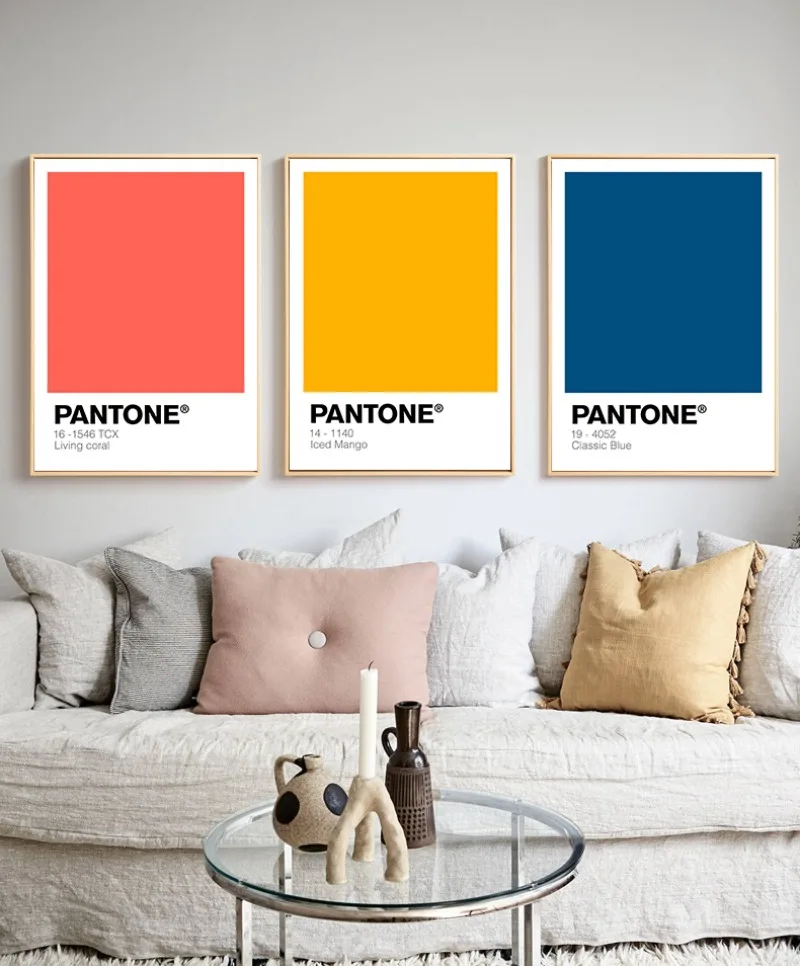 Pantone Design Color Posters Nordic Visual Art Canvas Painting Modern Picture Home Decor Prints for Living Room No Frame Cuadros