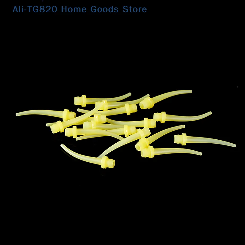 [TG820]100Pcs/Lot Dental Materials Impression Mixing Tips Intraotal Syringe Transparent Mixer Head Dentist Products