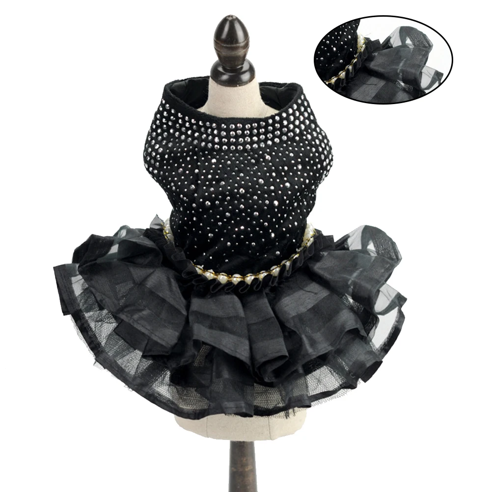 

Dog Tutu Dress Stylish Lace Pet Costume Comfortable Fabric Perfect for Parties Banquets Outdoor Activities Small Dog