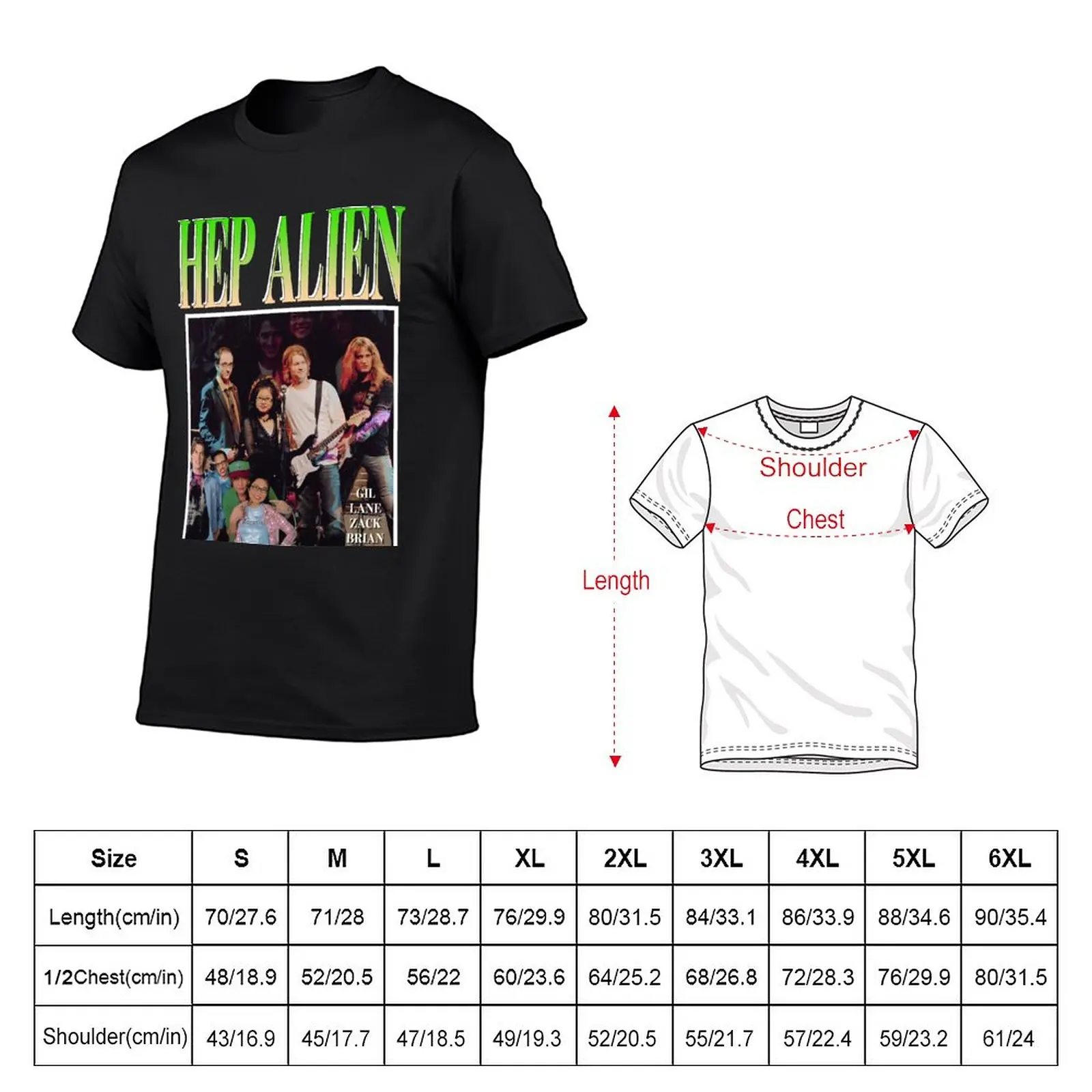 New Hep Alien T-Shirt quick drying shirt custom t shirt funny t shirt fruit of the loom mens t shirts