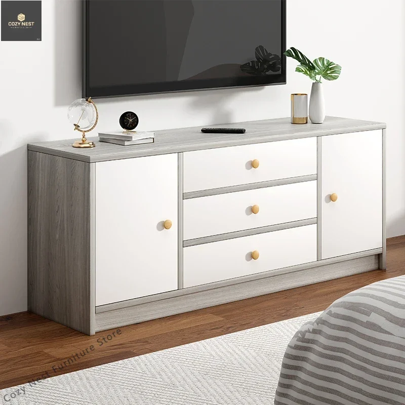 

TV cabinet living room home modern simple bedroom TV table small apartment high floor TV cabinet locker