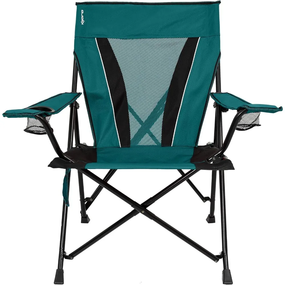 Cadeira dobrável durável com trava dupla para aventuras ao ar livre - suporta 400 libras