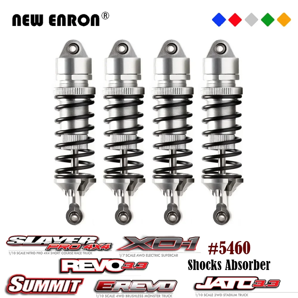 Shocks Absorber RC Damper 4mm Shafts 5460 Metal For RC Car Parts Traxxas 1/10 Revo 3.3 ERevo 2.0 Jato XO-1 Slayer Summit