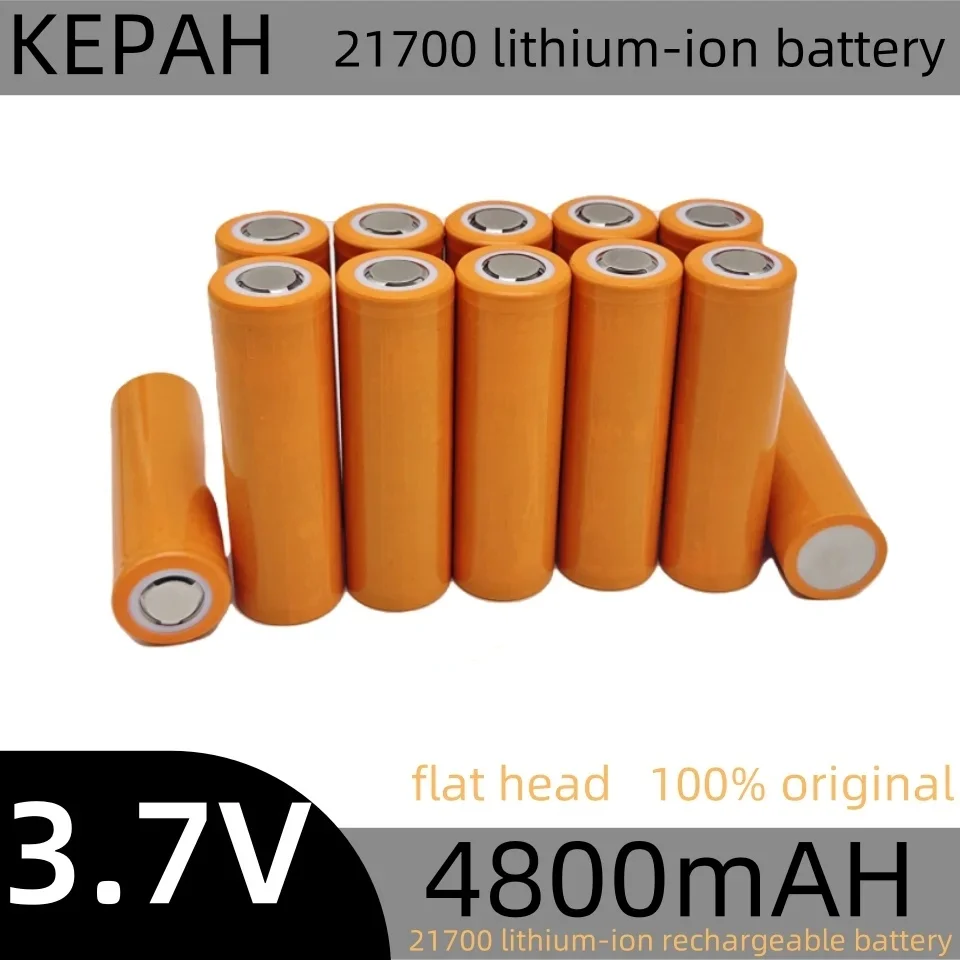 21700 NCR21700T Lithium Rechargeable Battery 4800mAh 3.7 V 40A High-discharge Battery High-drain toy Li-ion Battery