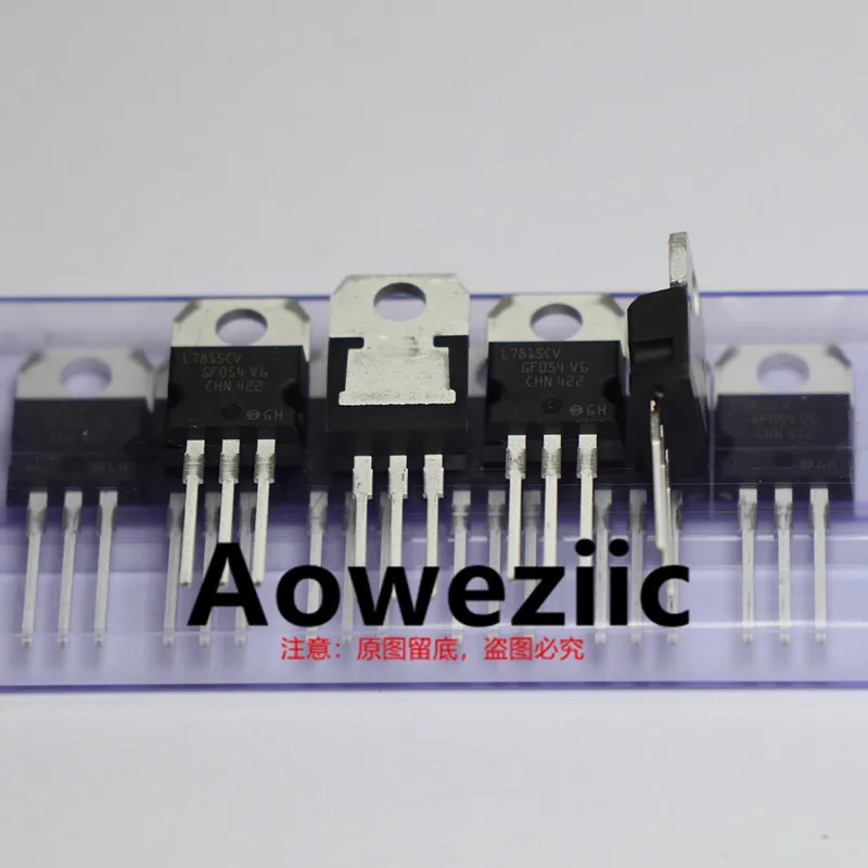 Aoweziic  2024+  100% New Imported Original  L7815CV  L7815CV-DG   TO-220 Linear Regulator Transistor 1.5A  15V