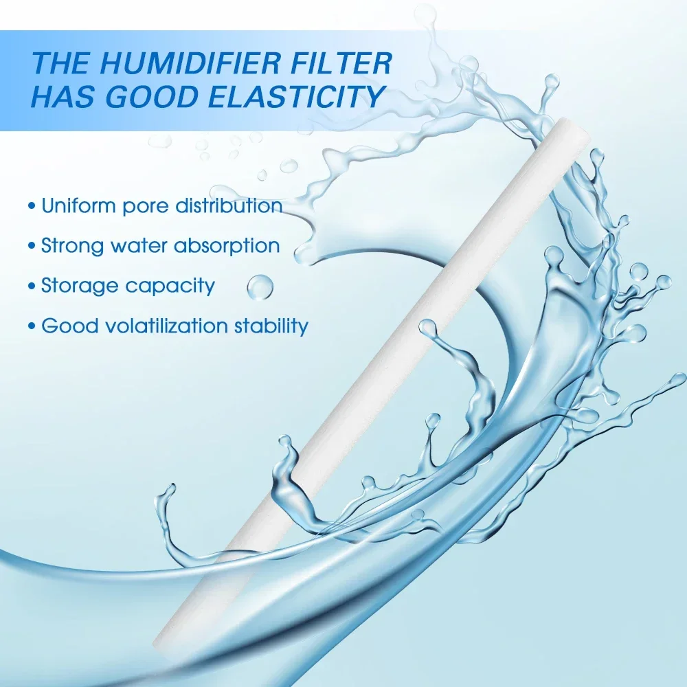 Humidifier Filter Swab Cotton Sponge Stick Absorbent Cotton Swab  Aromatherapy Machine Replacement Wicks Cut According Size 7mm
