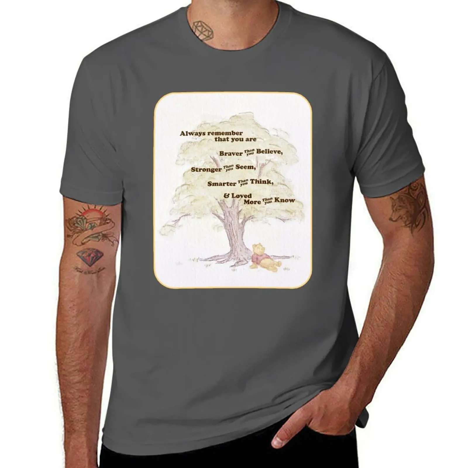 

Braver, Stronger, Smarter, Loved More T-Shirt cotton man t-shirts Blouse hippie clothes custom t shirt mens clothing