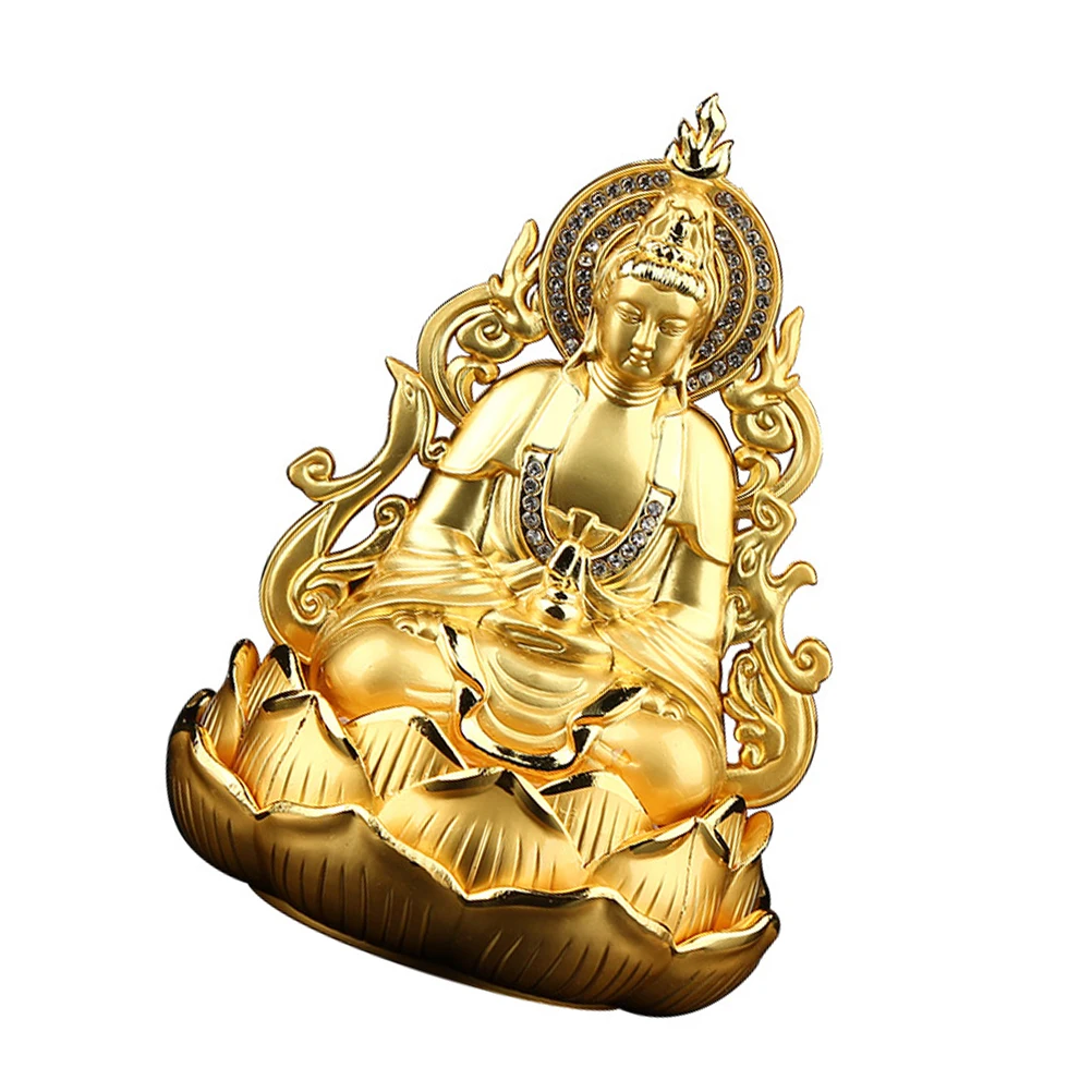 

Guanyin Car Perfume Holder Stylish Aroma Diffuser Air Freshener Decor Purify Fresh Scent Eco-Friendly Small Size Non-Toxic