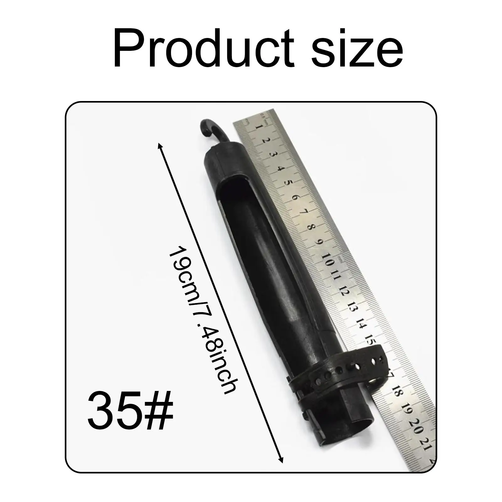 

Lightweight Fishing Rod Tip Protector Cover Set Plastic Sleeve for Fishing Rod Storage Bag and Hard Cases