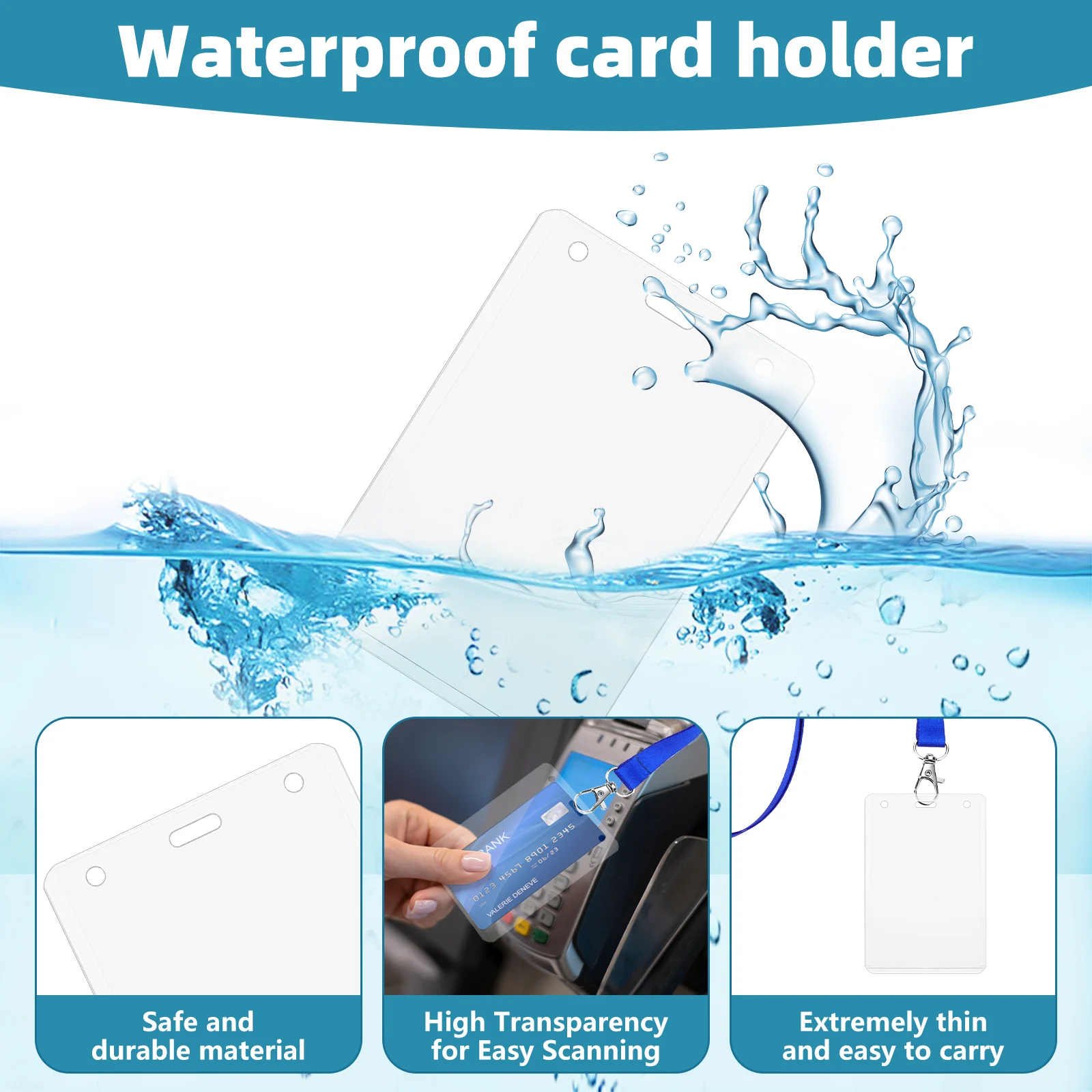 24 Pack Colorful Lanyards With 24 ID Card Name Badge Holders Breakaway Lanyard For Card Holders Quick Release Lanyards With Safe