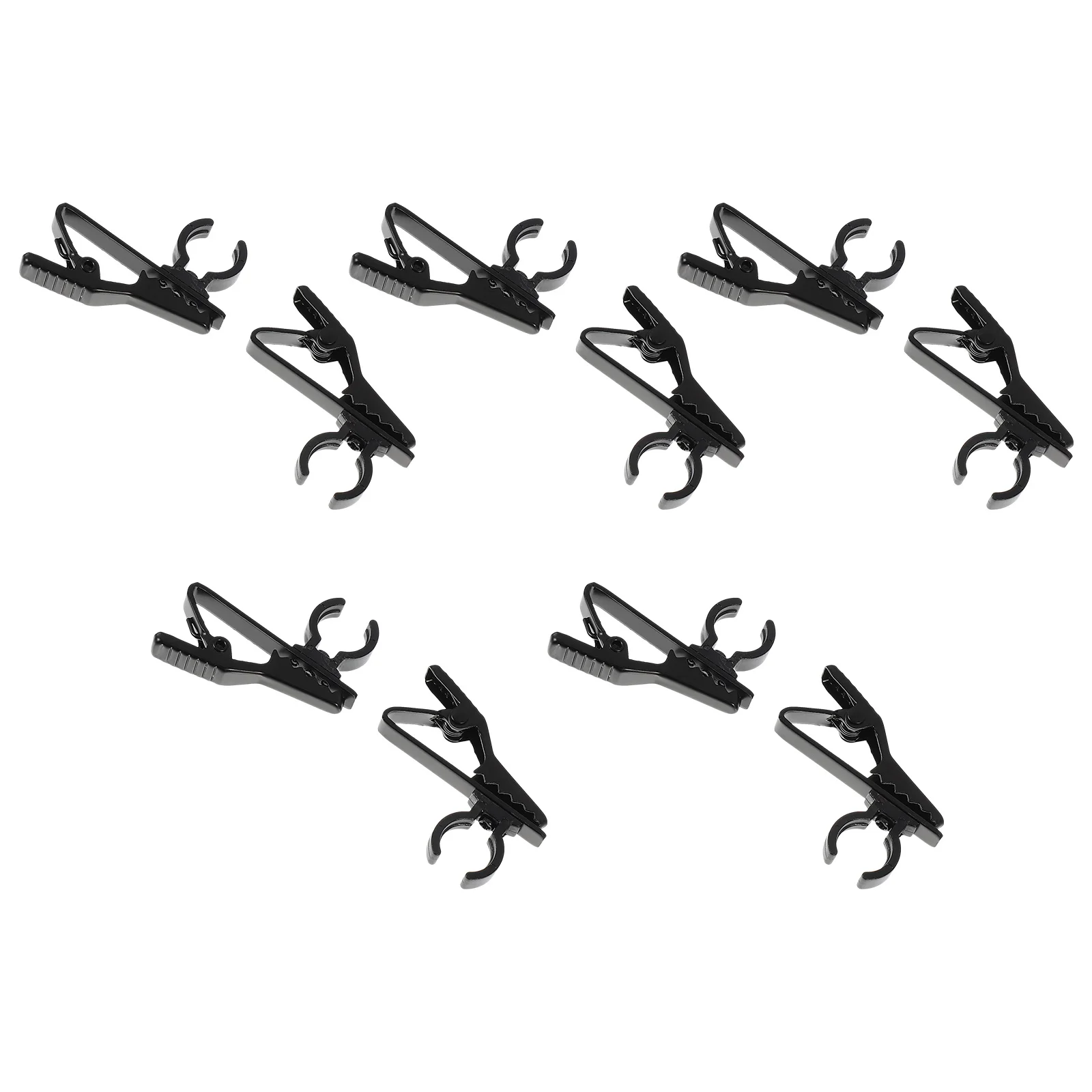 

10pcs Mini Small Adjustable Lavalier Microphone Clips Holder Wired Mics Portable Lightweight Practical Functions