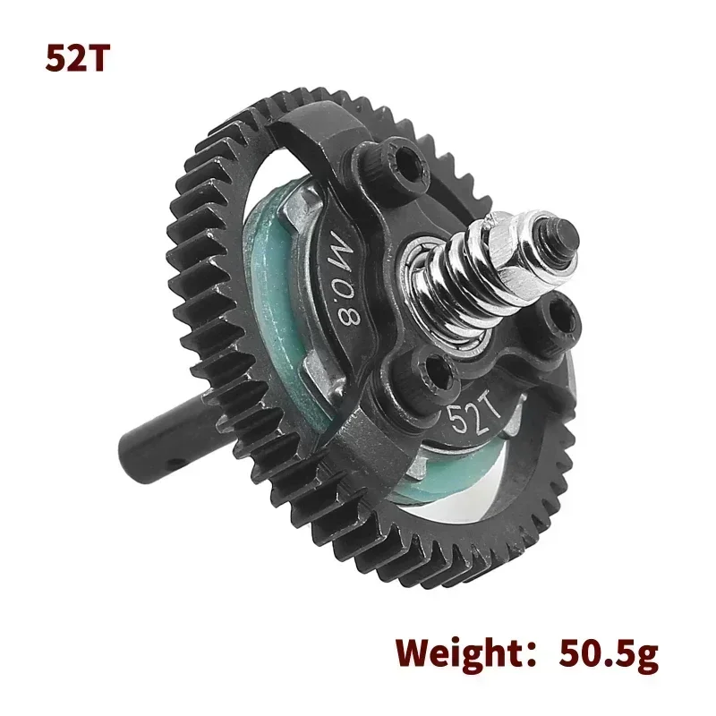 

Steel M0.8 50T 52T 54T 60T Spur Gear for Trxs Slash Bandit Rustler Stampede 2WD RC Car Upgrade Parts