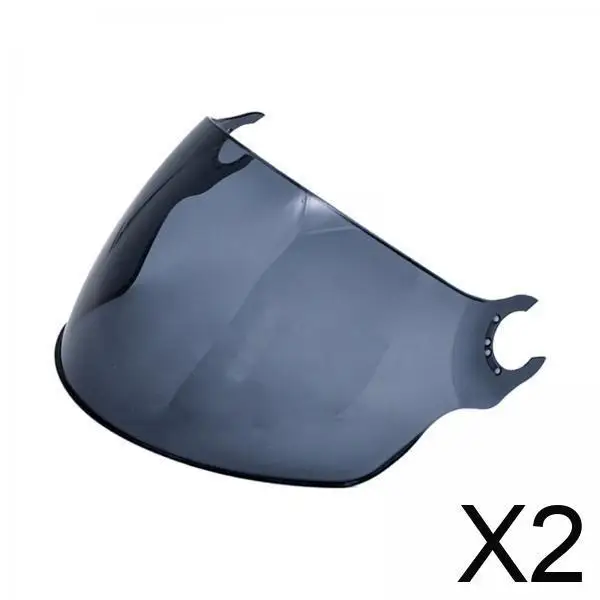 

2x Motorcycle Helmets Visor Lens Helmets Visor Cover Sturdy Easy to Install