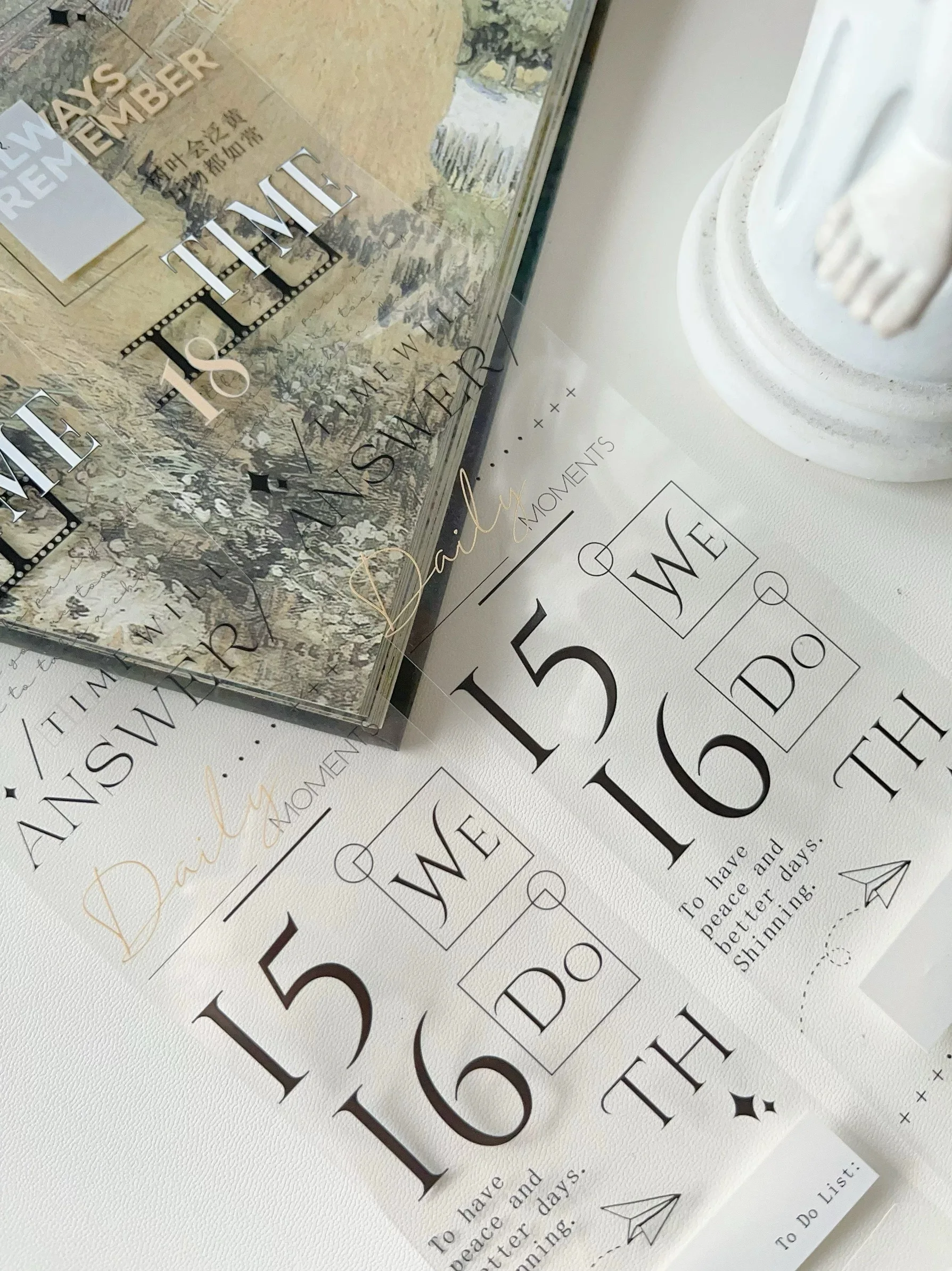 

YiEr Studio винтажные маленькие заметки васи лента планировщик DIY изготовление карт план для скрапбукинга декоративная наклейка