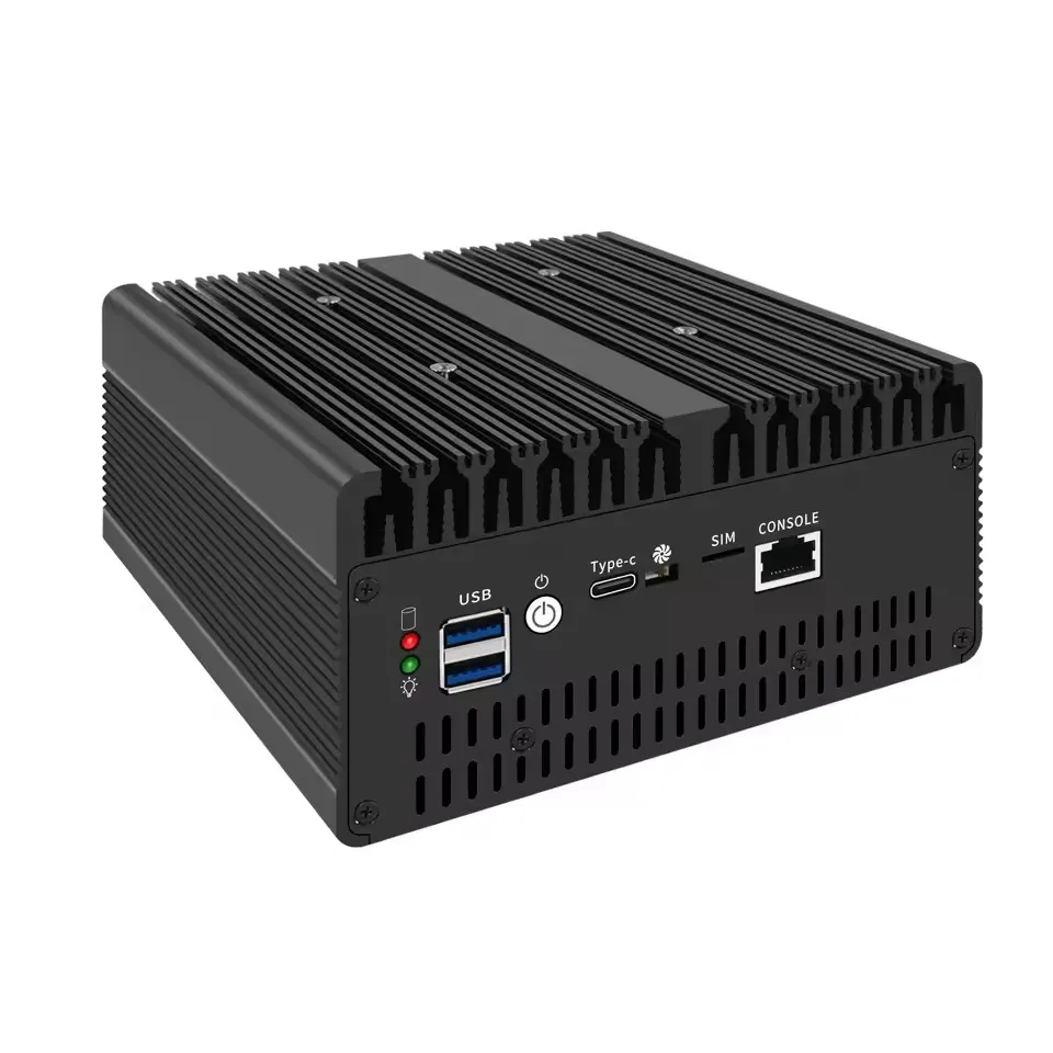 BKHD Nuovo 4xi226-V 2.5G Firewall Mini PC 4*/2*10G SFP + Intel i7 13620H 8505 2 * DDR5 NVMe Computer industriale Home Server Proxmox