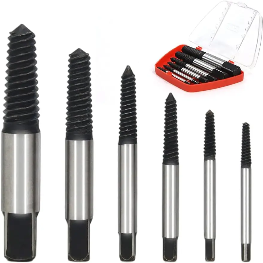 Damaged Screws Extractor Set HCS Damaged Screws Remover Extractor Hex Screw Extractors Tool Removal Tools Speed Easy Out Set