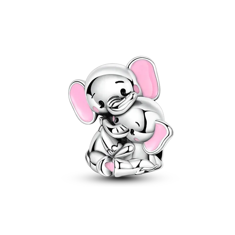 925 Sterling Silver Penguin Couple Charm Beads Fit Original Bracelets Bag Keychain Charms Beads Pendant Diy Women Jewelry Gift view 5